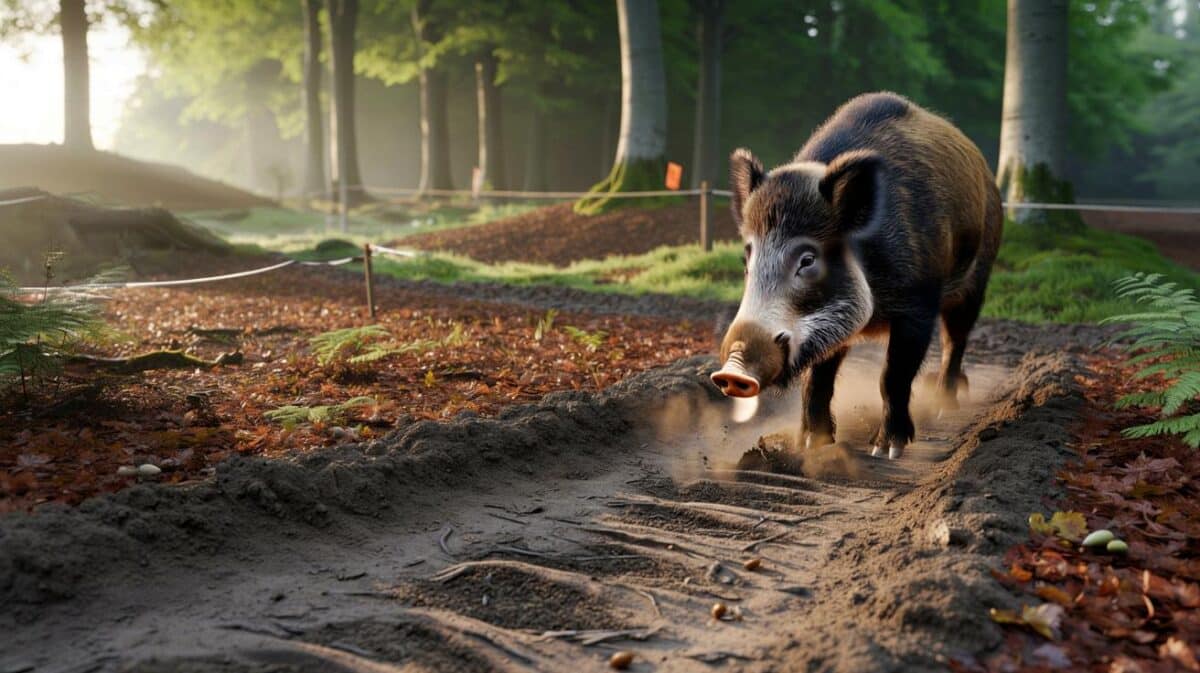 Los jabalíes ya están modificando el suelo de bosques protegidos, según un estudio